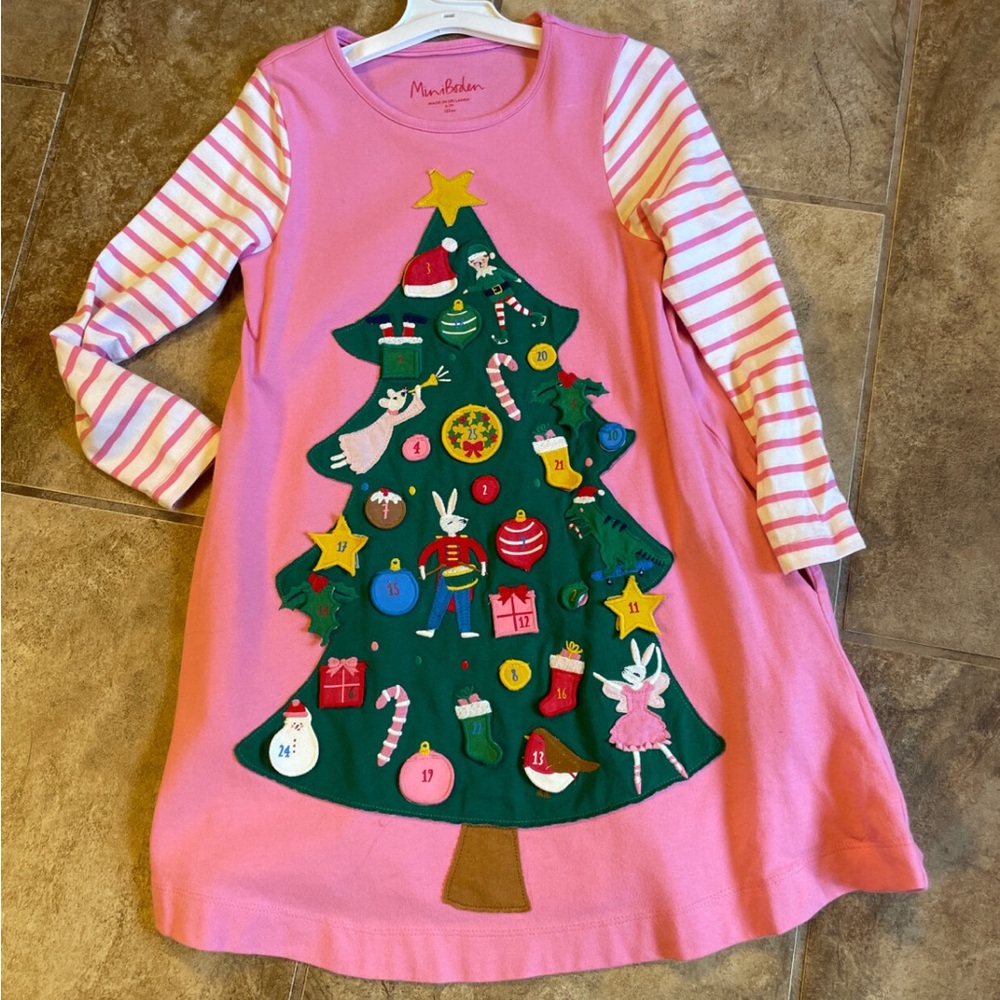 Mini Boden Advent Calendars Christmas Dress